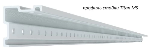 Стеллаж металлический Титан МС-750 3000x1000x500/2