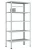 Стеллаж металлический Титан МС-750 2300x1500x400/4